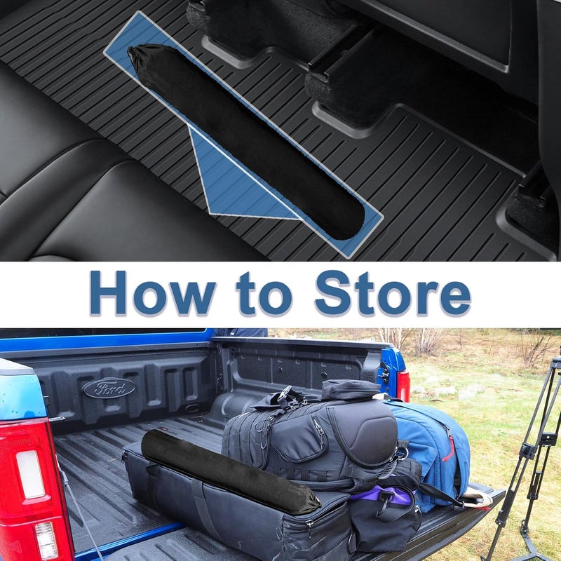 Incycall 6.5Ft Truck Bed Cargo, Heavy Duty Pickup Cargo Grabber Reach Retriever Tool with Storage Bag, Telescoping Truck Bed Grabber Pole with 2-Style Hooks, Blue - Image 5
